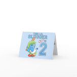Elephant Baseball 2nd Birthday Card