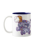 Elephant Baseball Player Mug