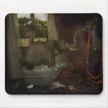 Elephant Bath Mousepad