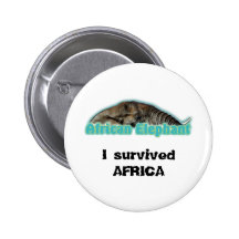 Elephant buttons & badges - custom