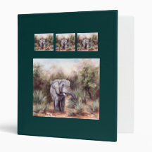 Elephant Coming Through Binder