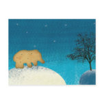 Elephant cookie postcard