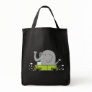Elephant Driving a Car - Grocery Tote Tote Bag