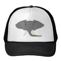Elephant Face Trucker Hat