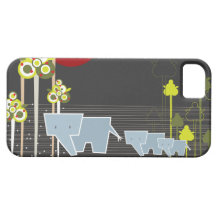 Elephant Family In The Forest iPhone 5 CaseMate