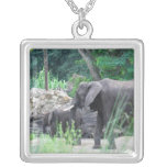 Elephant Family  Necklace