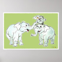 Elephant Family Poster