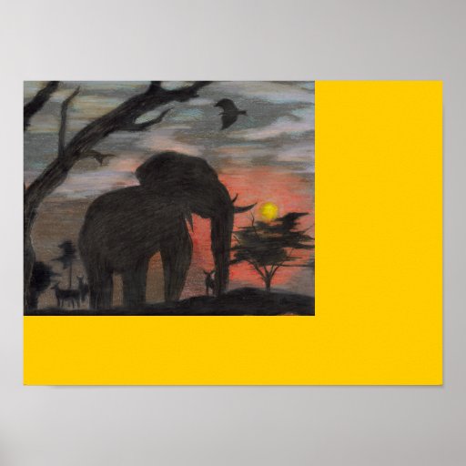 Elephant Frame 2 Print
