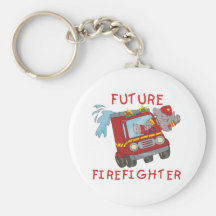 Elephant Future Firefighter Tshirts and Gifts Keychains