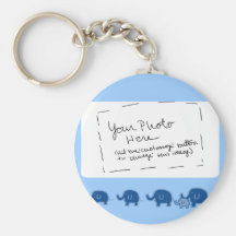 éléphant-garçon porte-clé