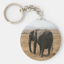 elephant grey key chain
