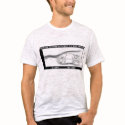 Elephant in a wind tunnel t-shirts
