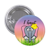 Elephant In The Grass Pin