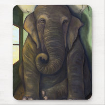Elephant In The Room Mousepads