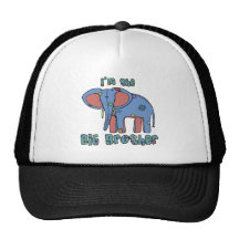 Éléphant je suis le frère casquettes