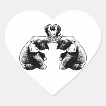 Elephant Love Sticker
