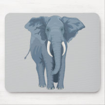 Éléphant majestueux tapis de souris