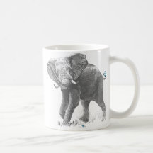 ELEPHANT & MOUSE (BOY) COFFEE MUGS