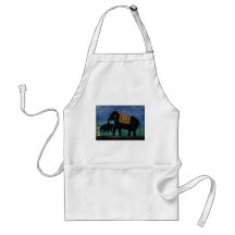 Elephant Painting Apron