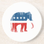 ELEPHANT PARTY Faded.png Beverage Coaster