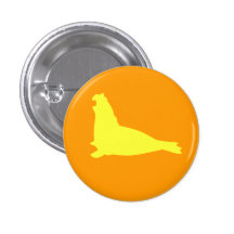Elephant Seal Button Yellow