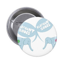 Elephant Shoes Pin