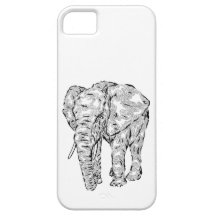"Elephant Spirit" v.1 - surreal totem animal iPhone 5 Cover