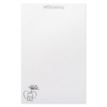 Elephant stationery - personalized