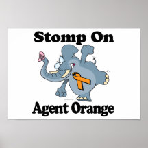 Elephant Stomp On Agent Orange Posters