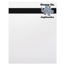 Elephant Stomp On Aphasia Personalized Letterhead