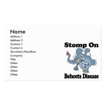 Elephant Stomp On Behcets Disease Business Card