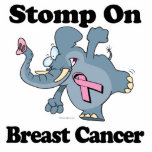 Elephant Stomp On Breast Cancer Photo Sculpture