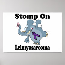 Elephant Stomp On Leimyosarcoma Poster