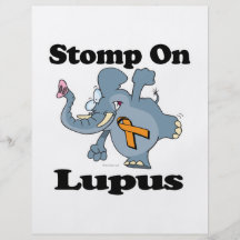 Elephant Stomp On Lupus Personalized Flyer