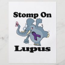 Elephant Stomp On Lupus (purple) Custom Flyer