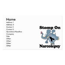 Elephant Stomp On Narcolepsy Business Cards
