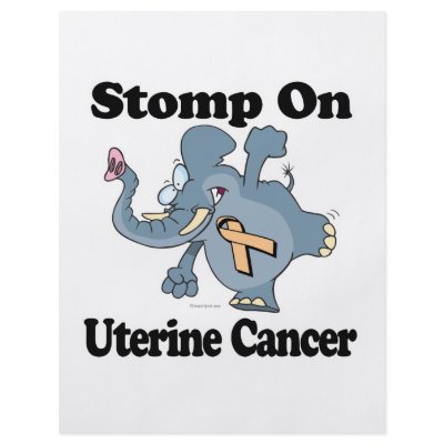 Elephant Stomp On Uterine Cancer Personalized Flyer by tooni_dooni