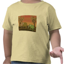 Elephant Sunset T-shirt
