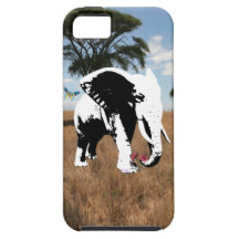 éléphant sur le safari coque iPhone 5