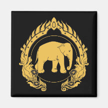Éléphant thaïlandais aimants