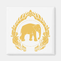 Éléphant thaïlandais aimants pour réfrigérateur