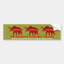 ELEPHANT THEATER BUMPER STICKERS