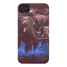 Elephant Thunder iPhone 4 Covers