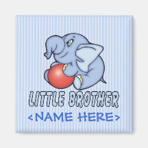 Elephant Toy Little Brother Magnet
