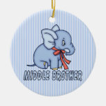 Elephant Toy Middle Brother Christmas Tree Ornament