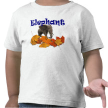 Elephant wild animals kids t-shirt