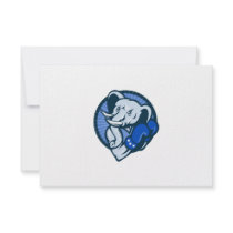 Elephant With Boxing Gloves Democrat Mascot Personalized Announcement