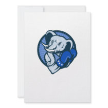 Elephant With Boxing Gloves Democrat Mascot Personalized Invite