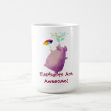 Elephants are Awesome Coffee Mug