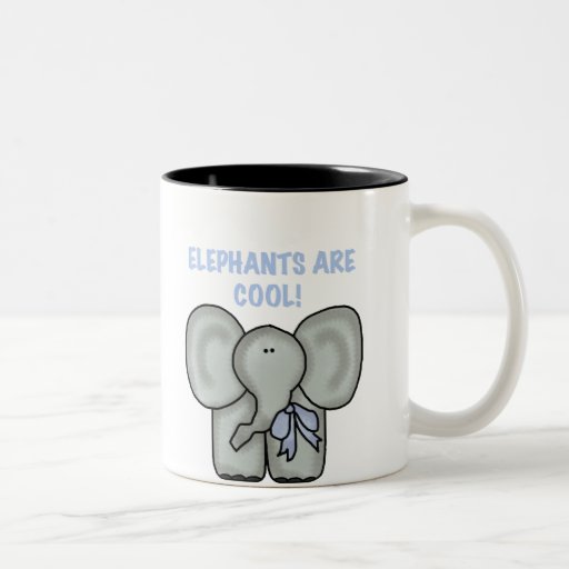Elephants Are Cool Coffee Mugs